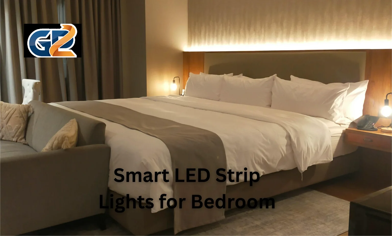 Smart LED Strip Lights for Bedroom