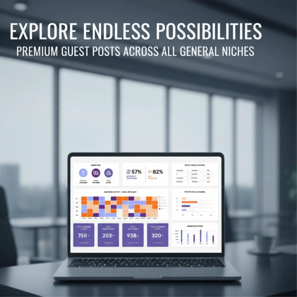 dashboard of general niches